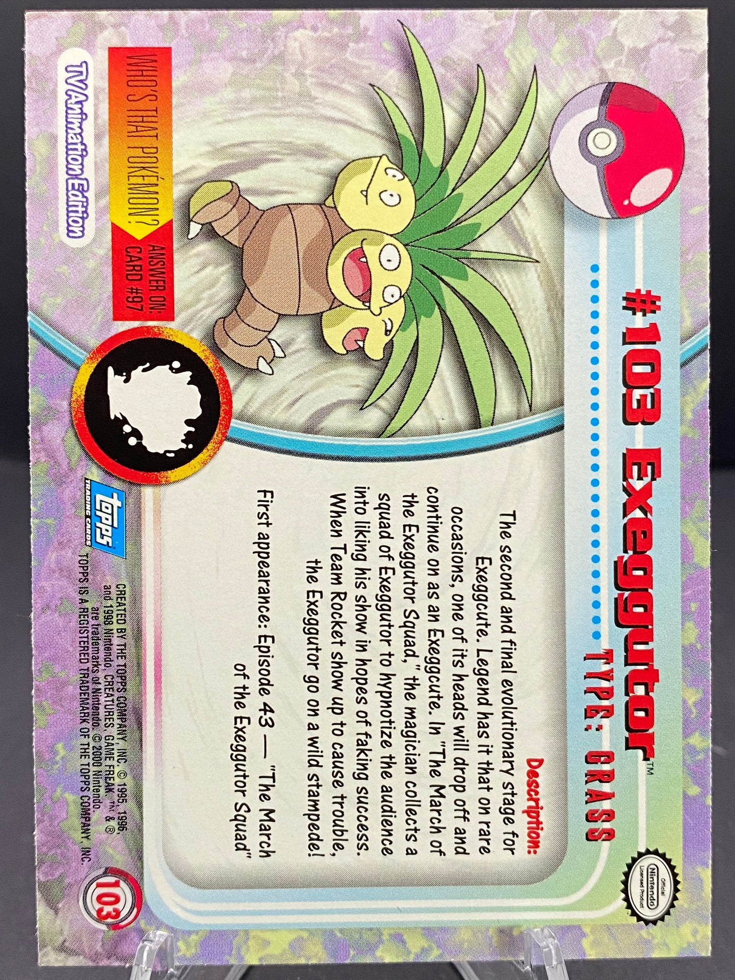 Exeggutor Topps - Series 2
