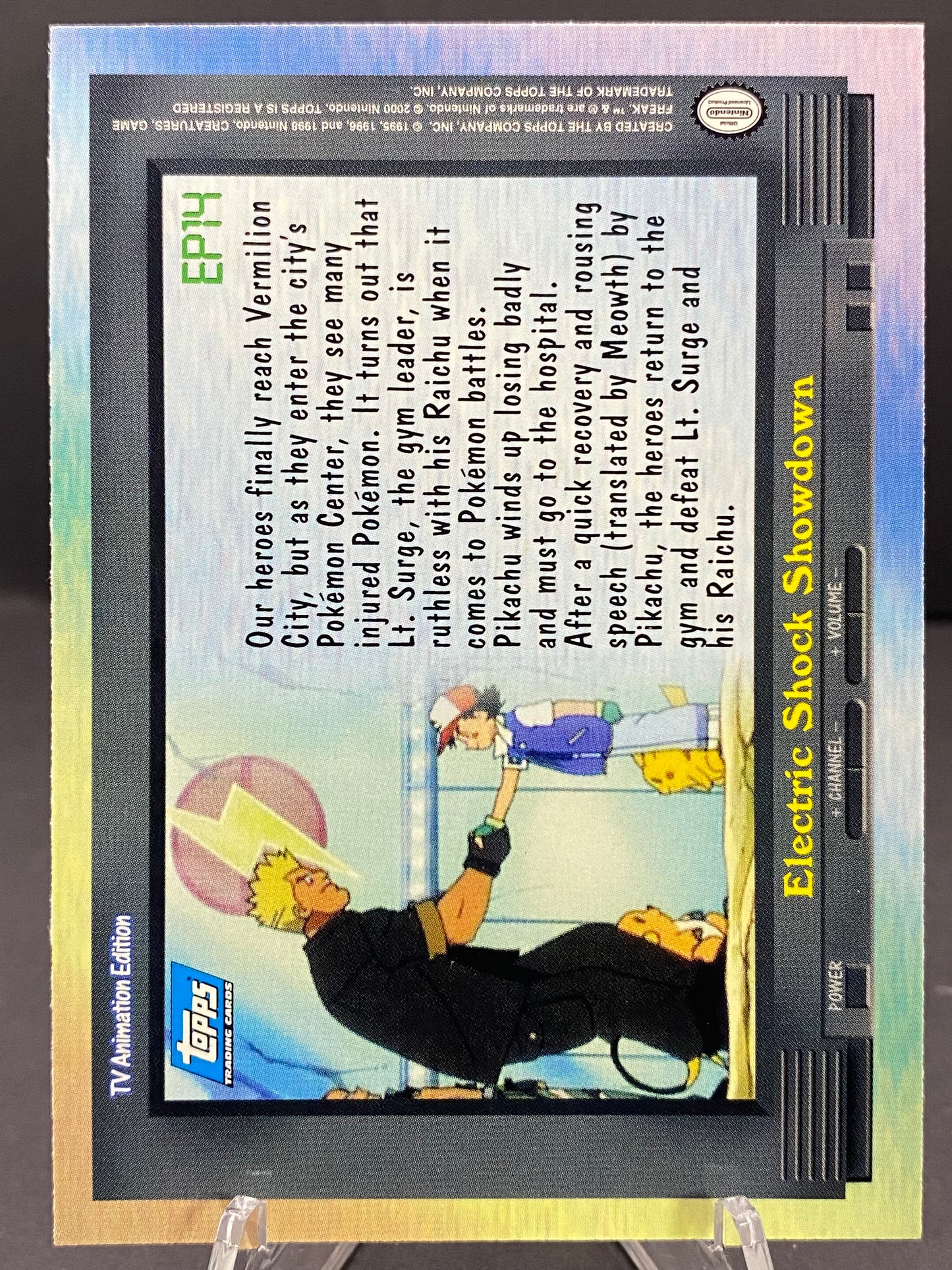 EP 14: Electric shock showdown Topps - Series 2