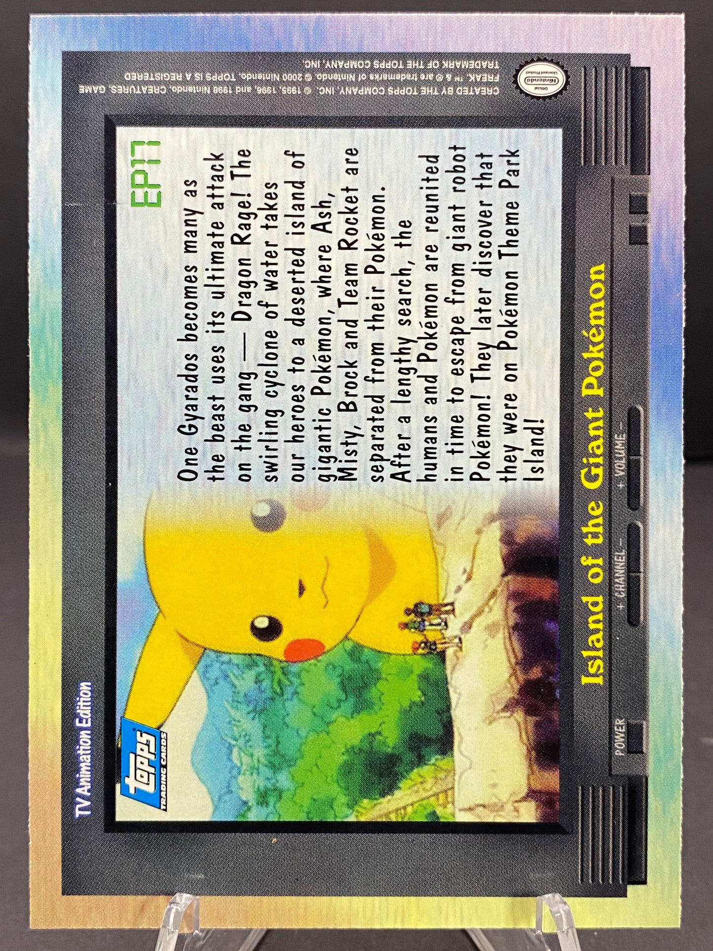 EP 17: Island of the giant pokemon Topps - Series 2