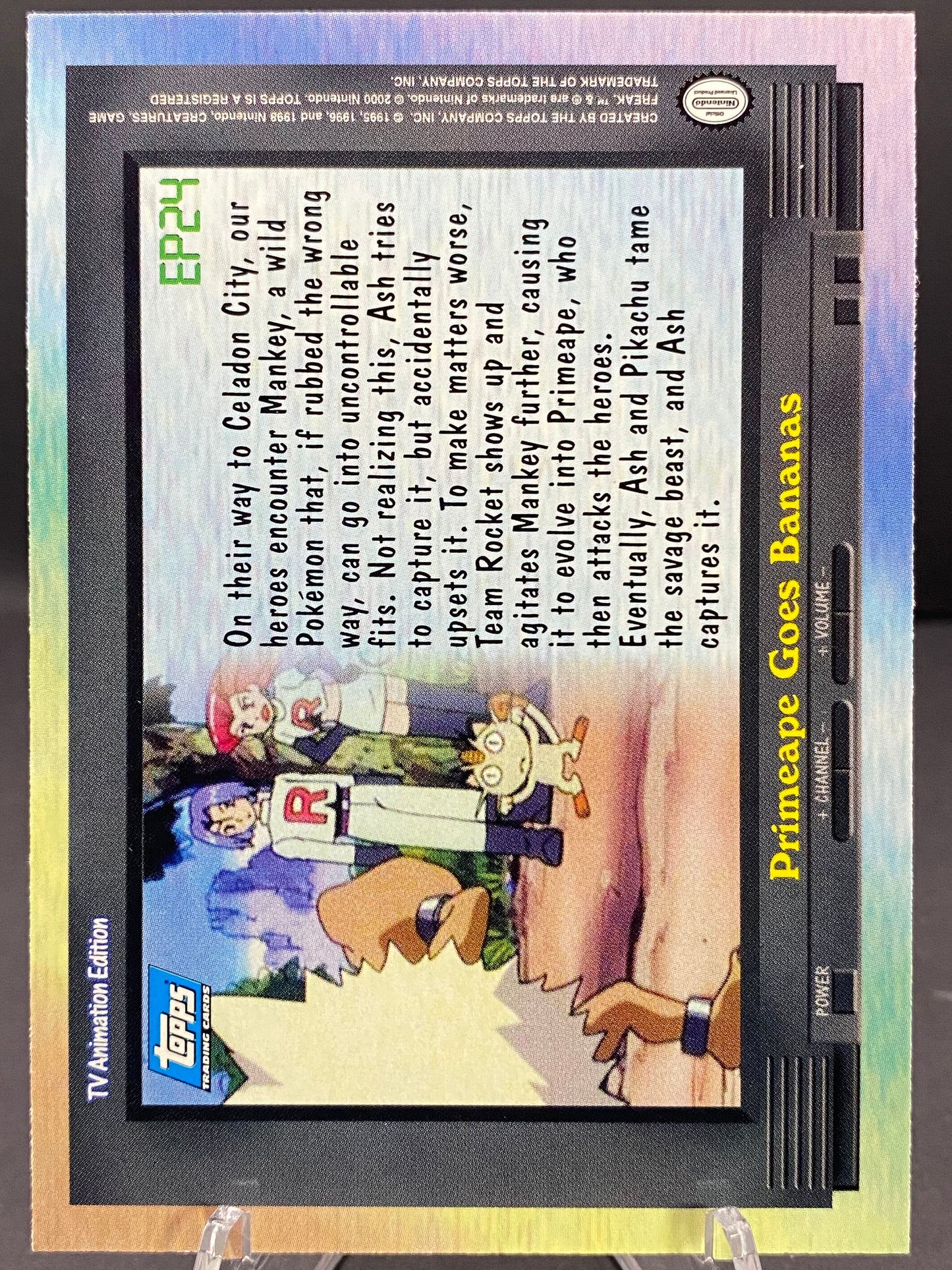 EP 24: Primeape goes bananas Topps - Series 2