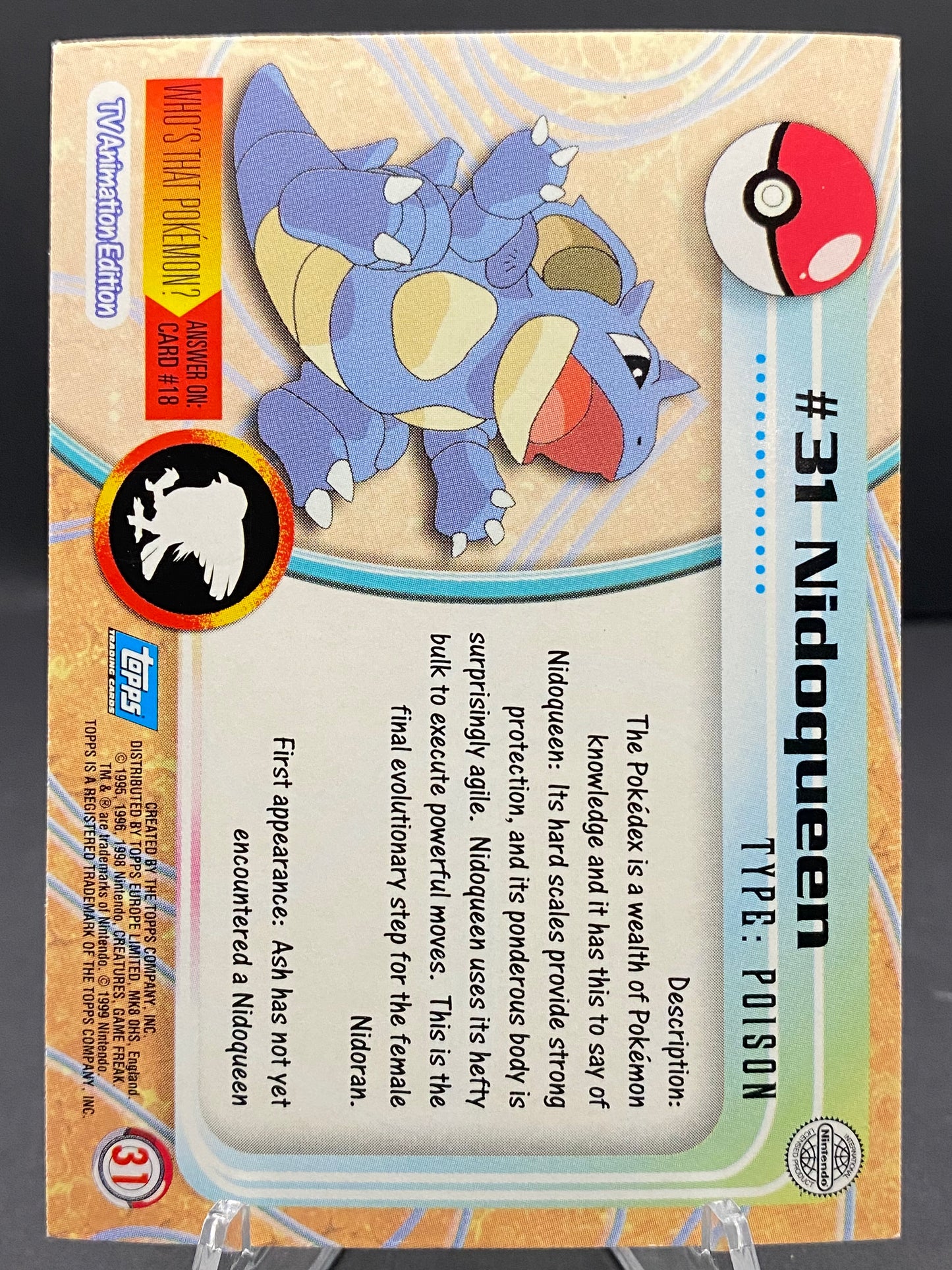 Nidoqueen Topps - Series 1
