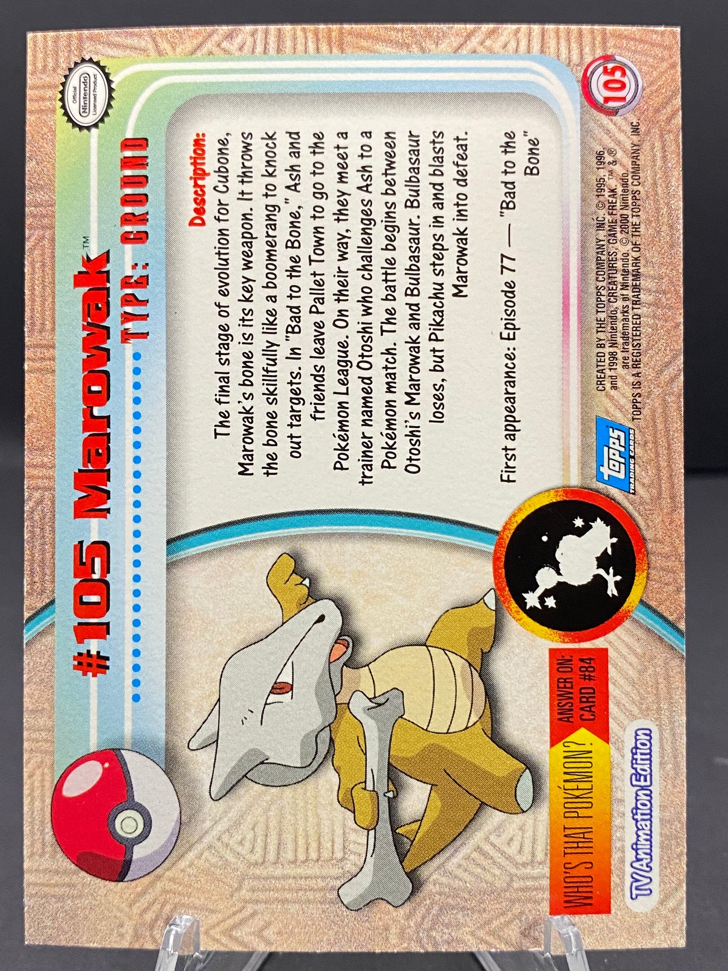 Marowak Topps - Series 2