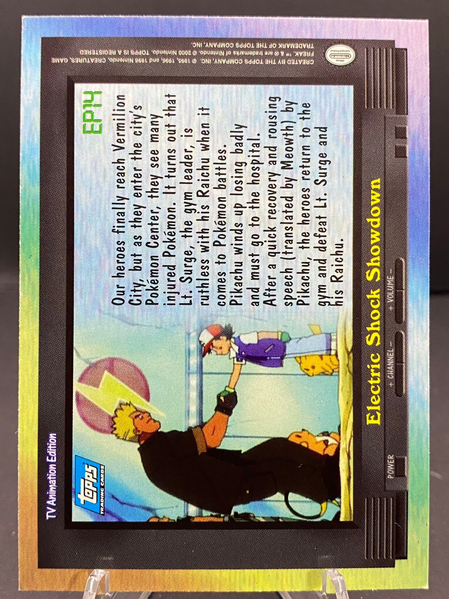 EP 14: Electric shock showdown Topps - Series 2