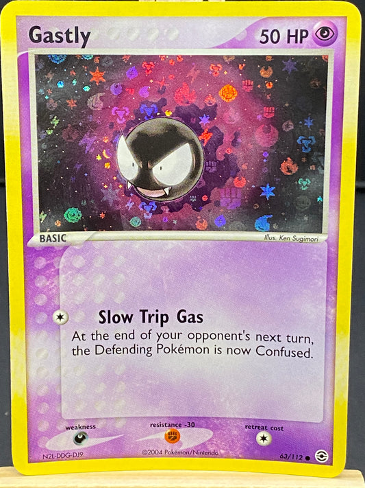 063/112 - Gastly - EX FireRed & LeafGreen (Energy Holo)