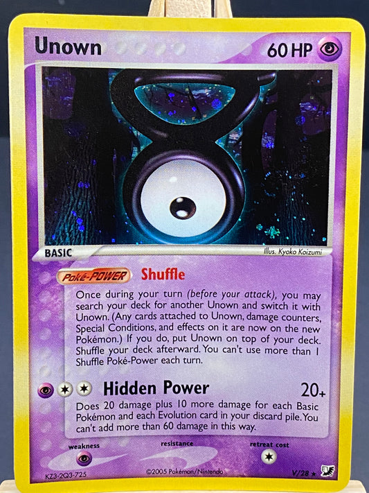 Unown (V) EX Unseen Forces