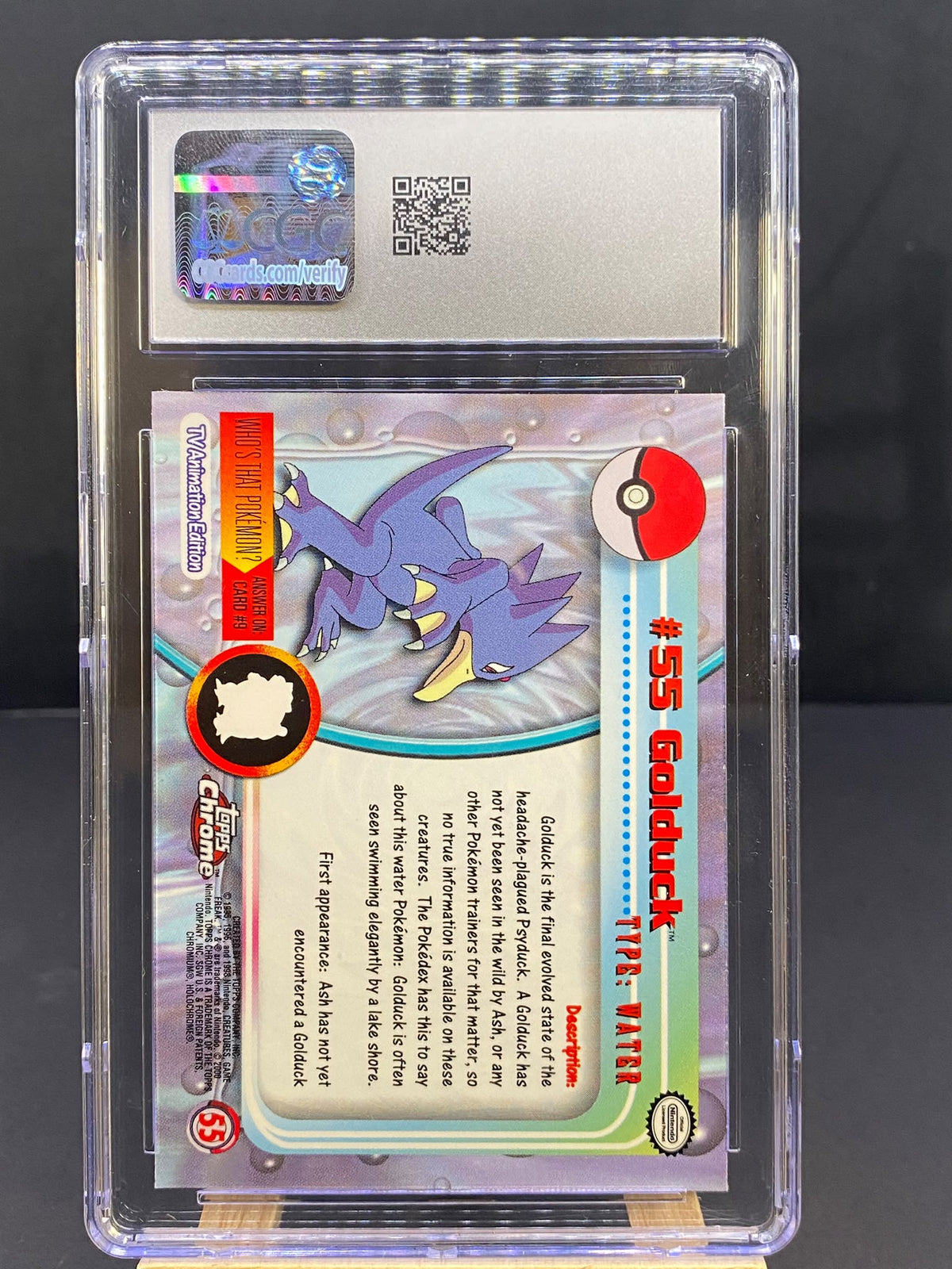 Golduck Topps Chrome Series 1