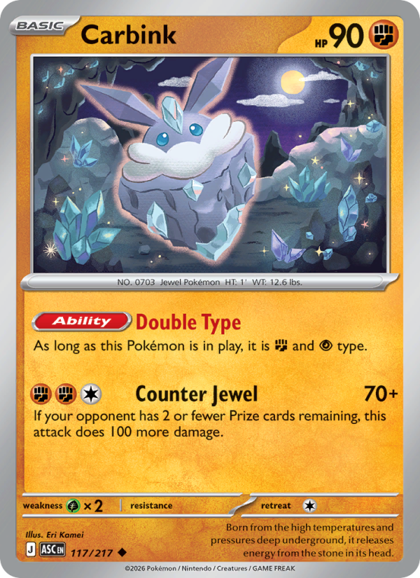 Carbink - Ascended Heroes
