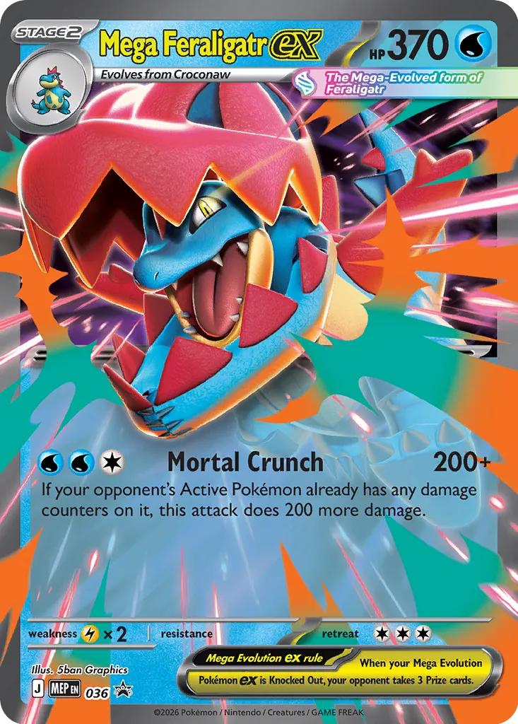 Mega Feraligatr ex - Mega Evolution Promos