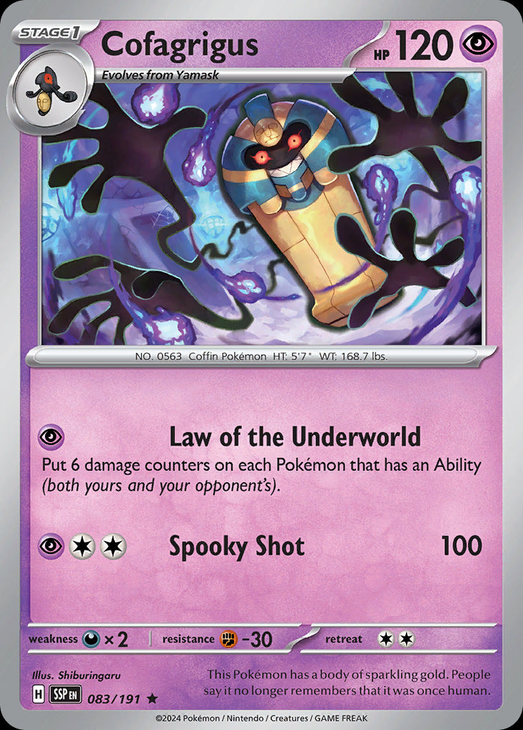 Cofagrigus - Surging Sparks