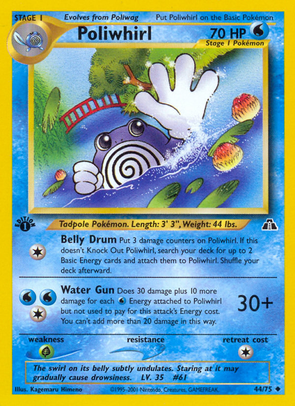 Poliwhirl - Neo Discovery