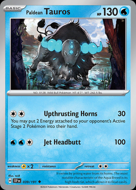Paldean Tauros - Surging Sparks