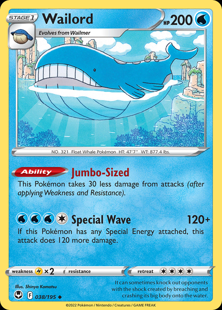 Wailord - Silver Tempest