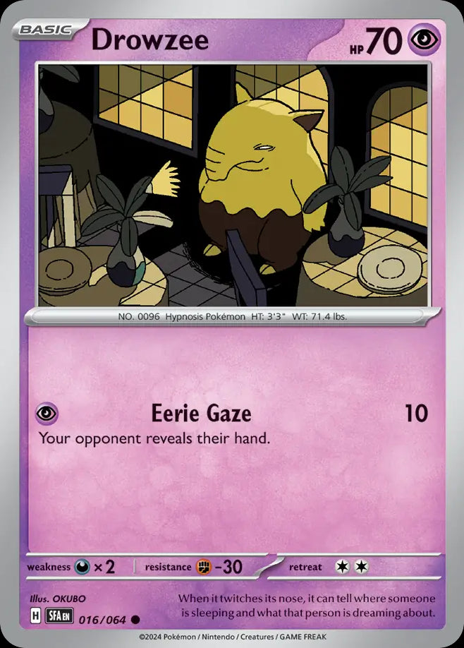 Drowzee - Shrouded Fable