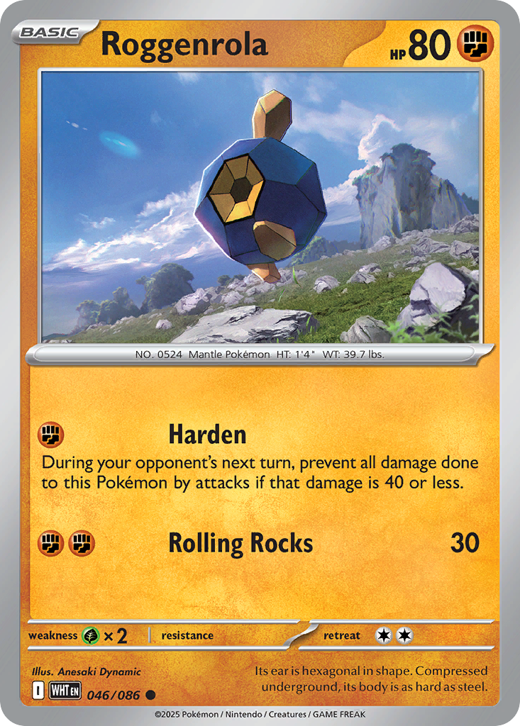 Roggenrola - White Flare