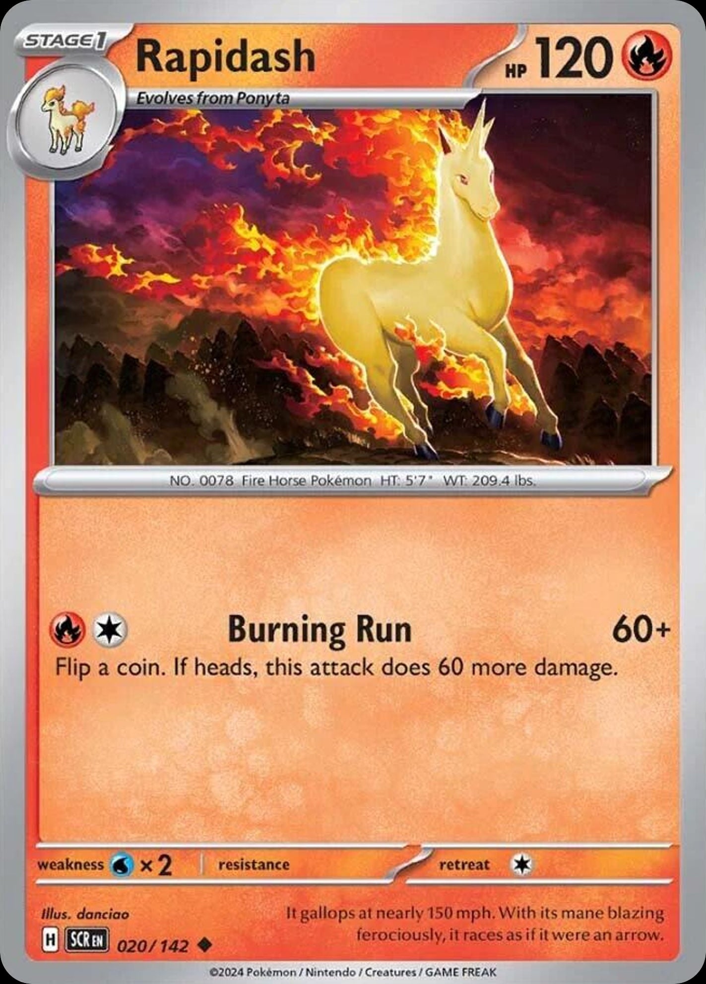 Rapidash - Stellar Crown