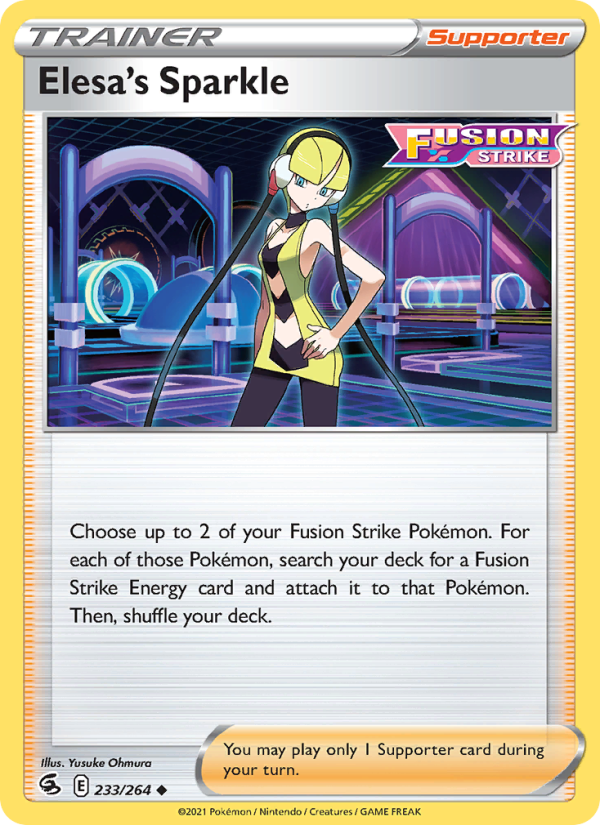 Elesa's Sparkle - Fusion Strike
