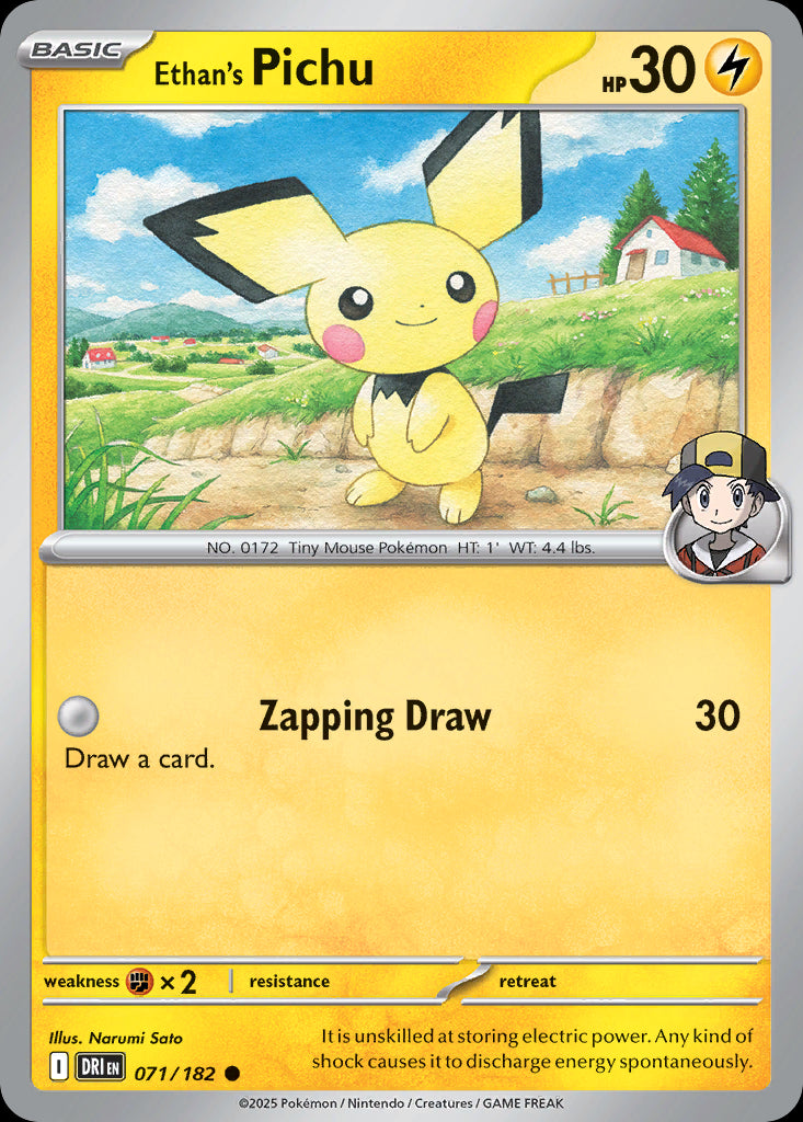 Ethan's Pichu - Destined Rivals