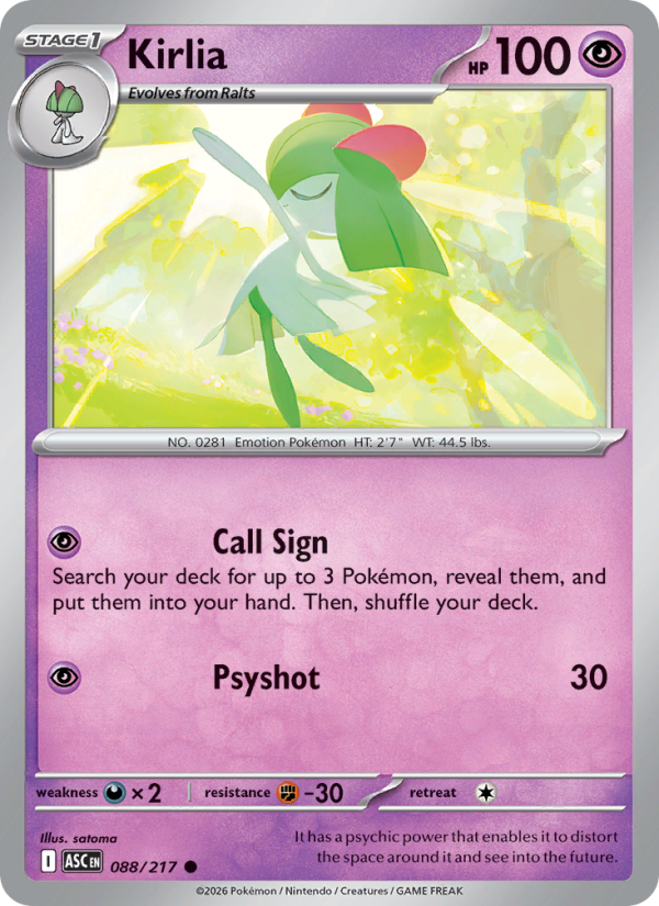 Kirlia - Ascended Heroes