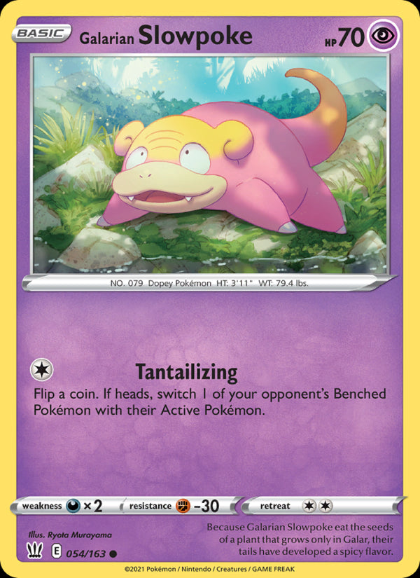 Galarian Slowpoke - Battle Styles