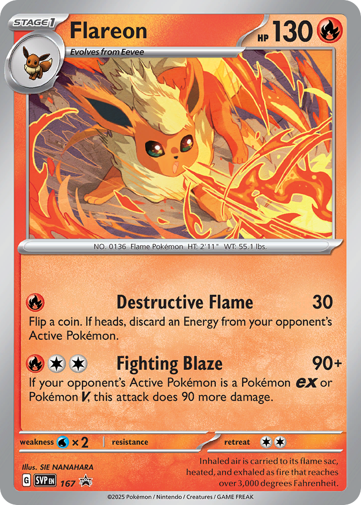 Flareon - Scarlet & Violet Black Star Promos