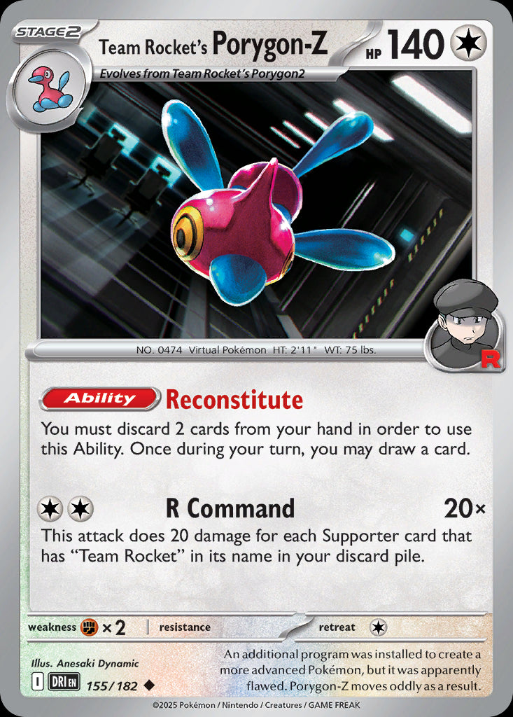 Team Rocket's Porygon-Z - Destined Rivals