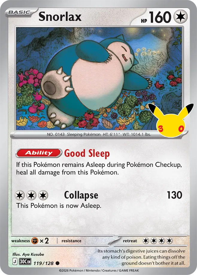 Snorlax - 30th Celebration