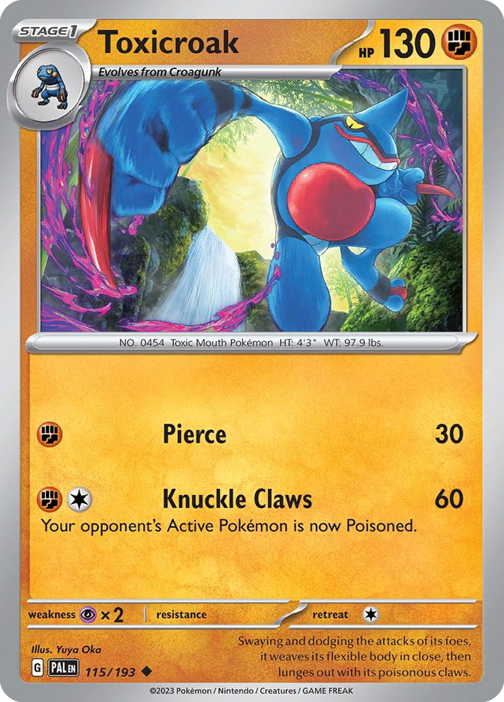 Toxicroak - Paldea Evolved