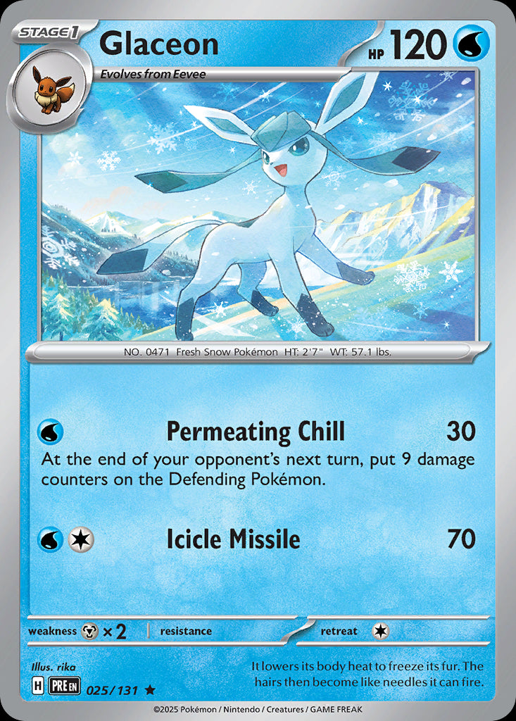 Glaceon - Prismatic Evolutions