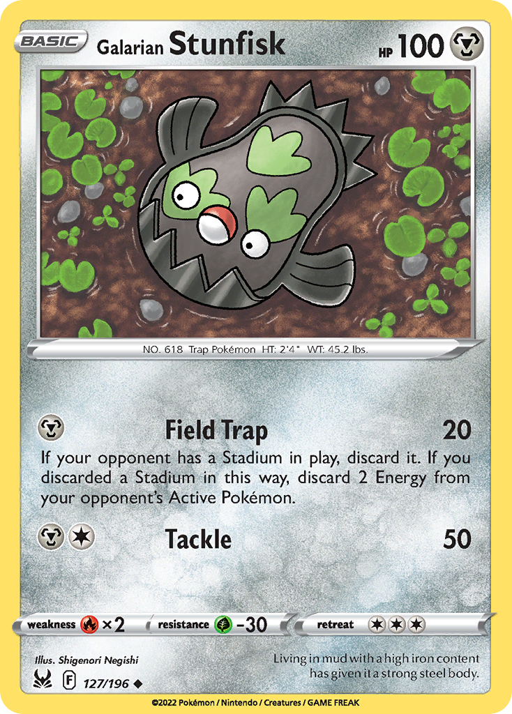 Galarian Stunfisk - Lost Origin