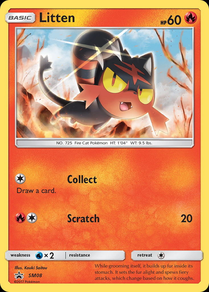 Litten - SM Black Star Promos