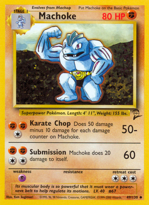 Machoke - Base Set 2