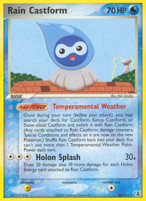 Rain Castform - EX Delta Species