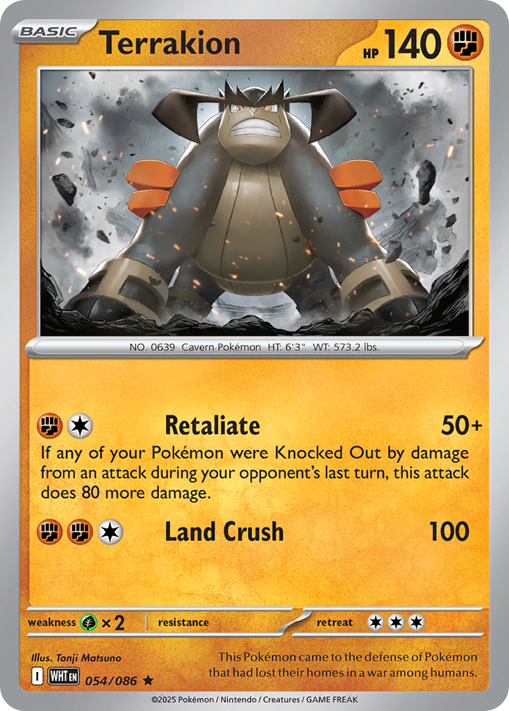 Terrakion - White Flare