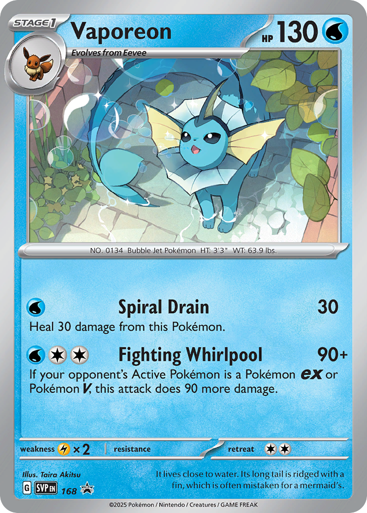 Vaporeon - Scarlet & Violet Black Star Promos