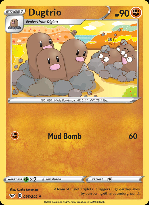 Dugtrio - Sword & Shield