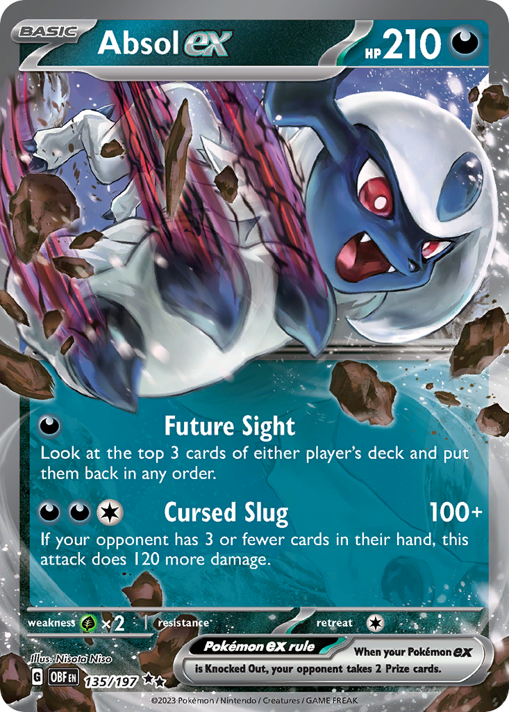 Absol ex - Obsidian Flames