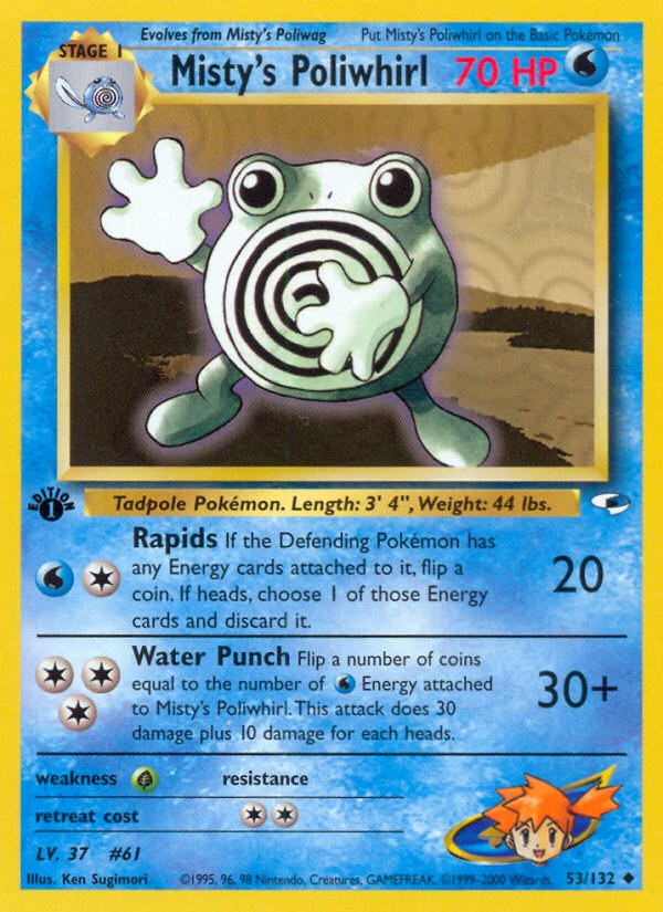 Misty's Poliwhirl - Gym Heroes