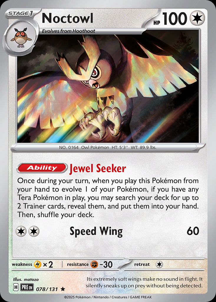 Noctowl - Prismatic Evolutions