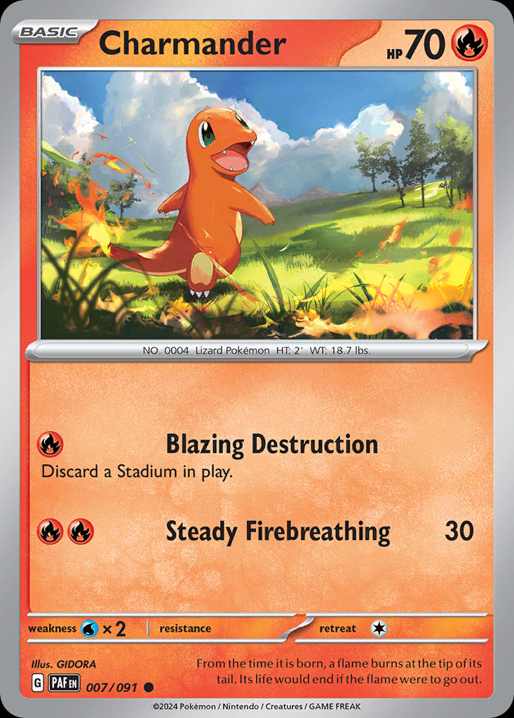 Charmander - Paldean Fates