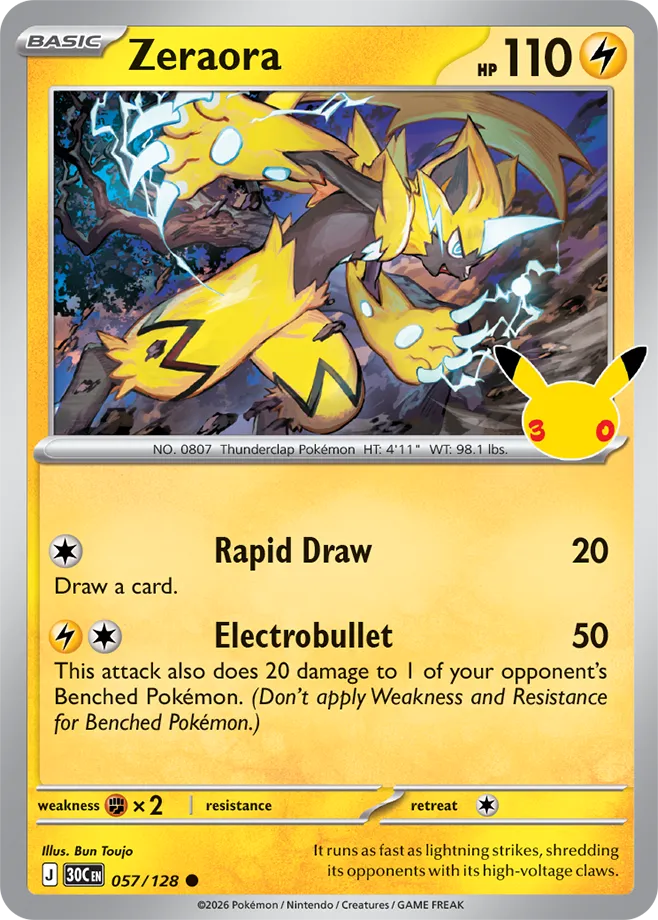 Zeraora - 30th Celebration