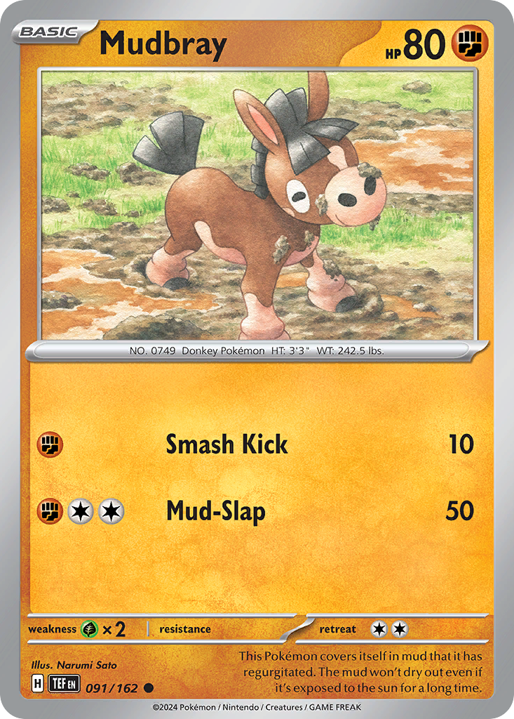 091/162 - Mudbray - Temporal Forces (Reverse Holo)
