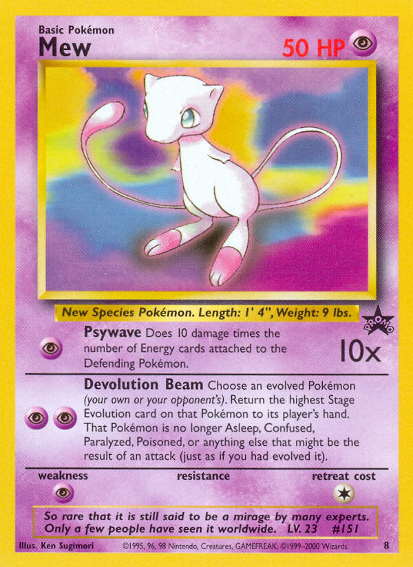 Mew - Wizards Black Star Promos