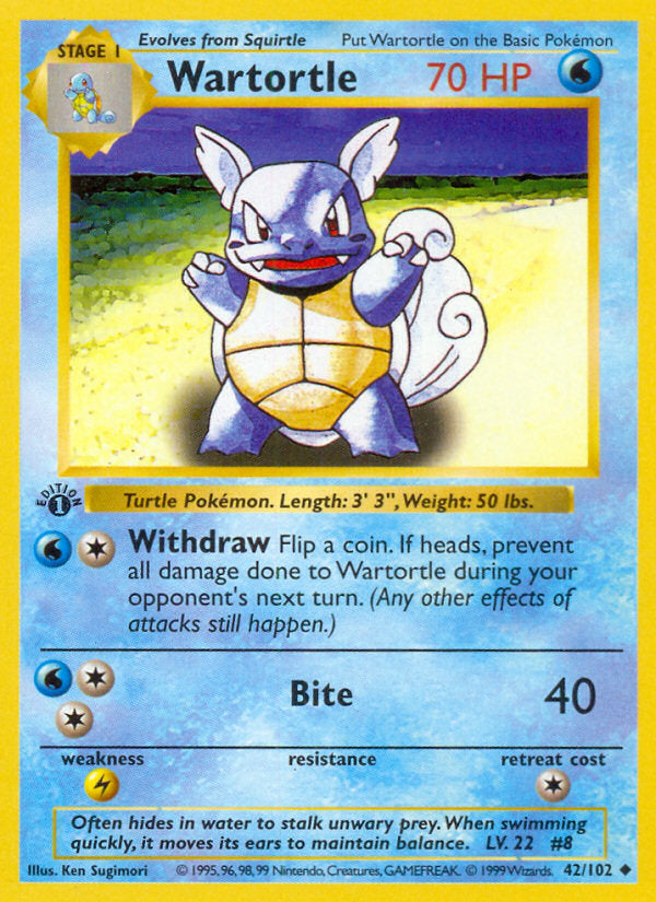Wartortle - Base Set