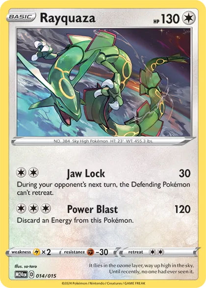 Rayquaza - McDonald's Dragon Discovery 2024