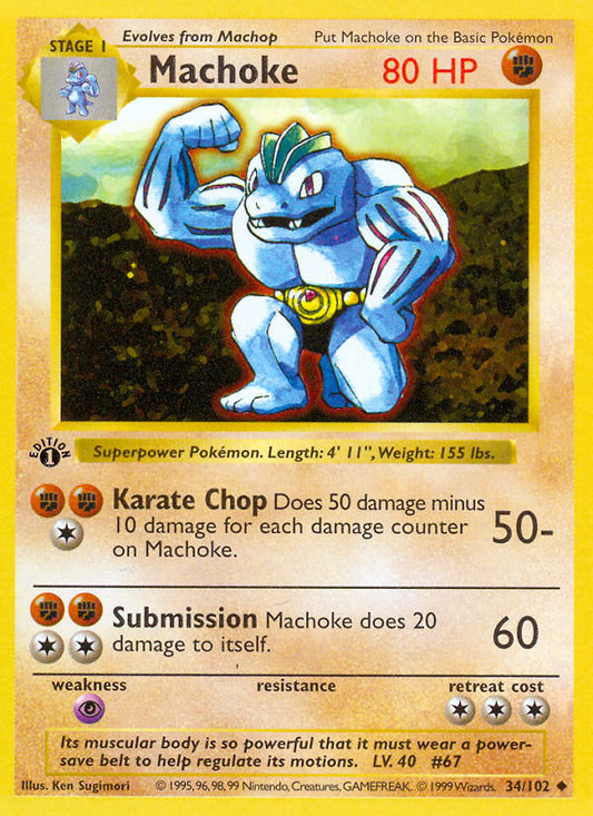 Machoke - Base Set