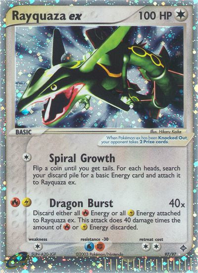Rayquaza ex - EX Dragon