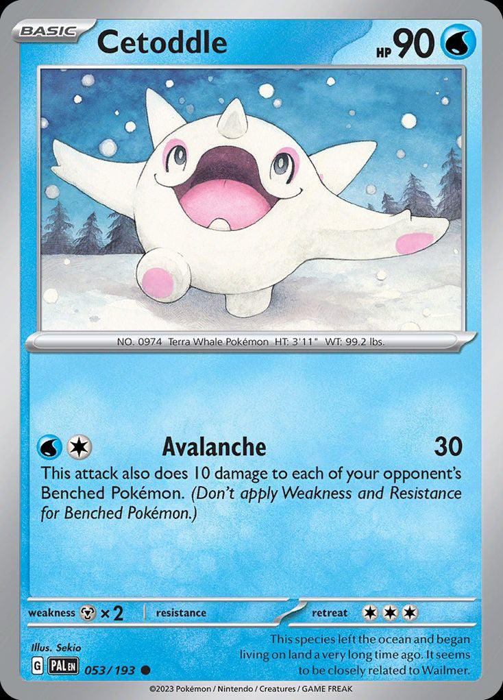 Cetoddle - Paldea Evolved