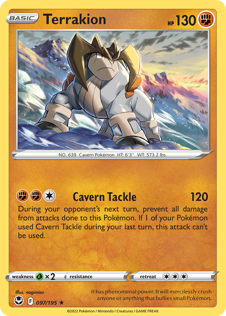 Terrakion - Silver Tempest