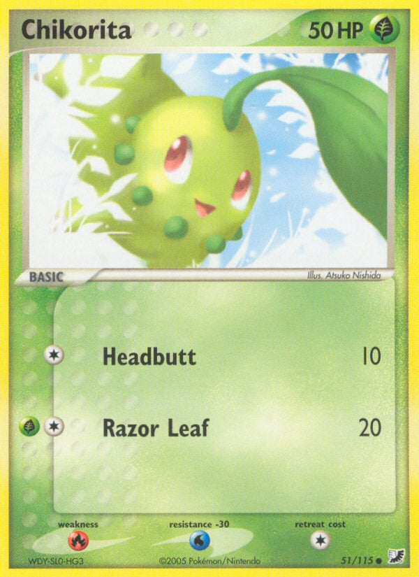 Chikorita - EX Unseen Forces