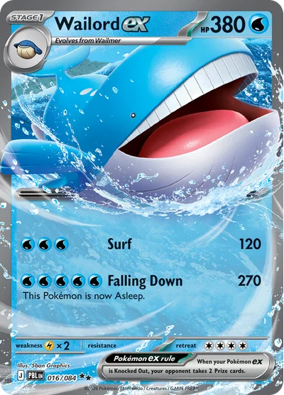 Wailord ex - Pitch Black